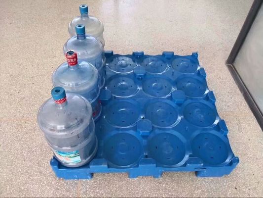 1000kg Dynamic Load Plastic Pallet Essential for 5 Gallon Pet Water Bottle Rack Storage