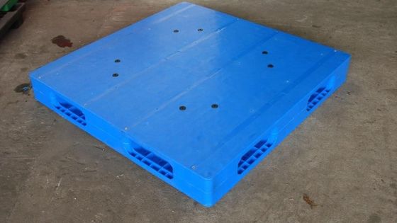 Blue HUADING 1200*1200 Double Closed Deck Plastic Pallet with 100% Virgin HDPE Material