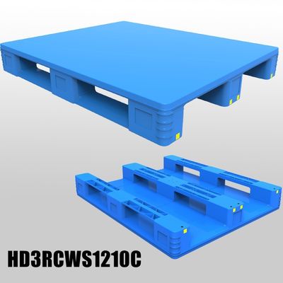 Static Load 6T 4-Way Entry Type HUADING 1200*1000 Euro Plastic Pallet for Storage Shelves