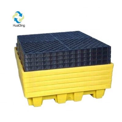 32kg Single Faced Style HUADING Oil Spill Pallet for Two Drums Truck Transportation