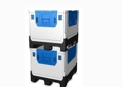 1200*1000*975mm Heavy Duty Collapsible Pallet Box Bins for Car Battery Packaging