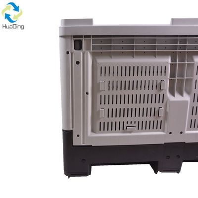 Logistics Storage Box Euro Size Box Foldable Collapsible Stackable Heavy Duty Plastic