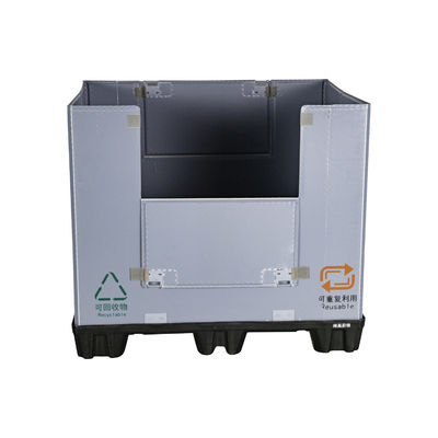 Automotive Parts Packaging Heavy Duty Foldable Coaming Box with Pallet and Custom Design
