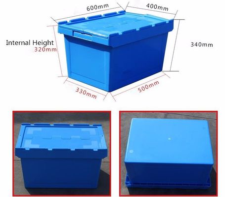 HUADING Plastic Large Moving Boxes PP Design Style Others Nested And Stacked Storage